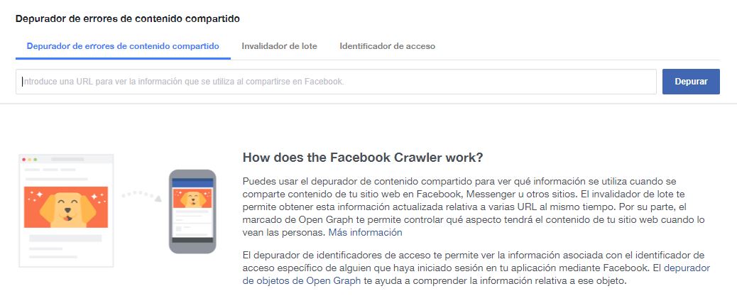 Usa el depurador de errores de contenido compartido para crear publicaciones en Facebook que funcionan